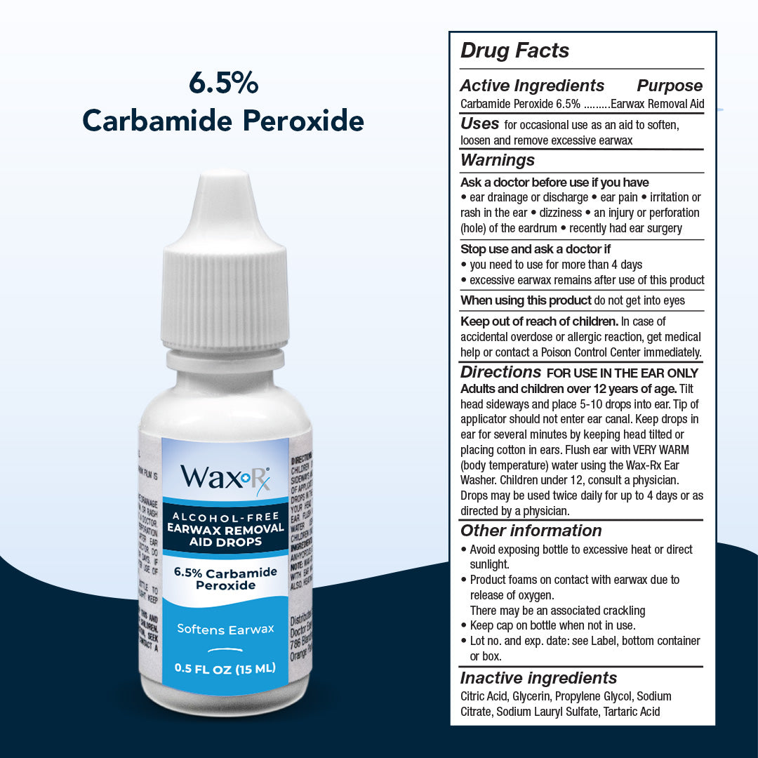 WaxRx® Ear Wax Removal Aid Drops