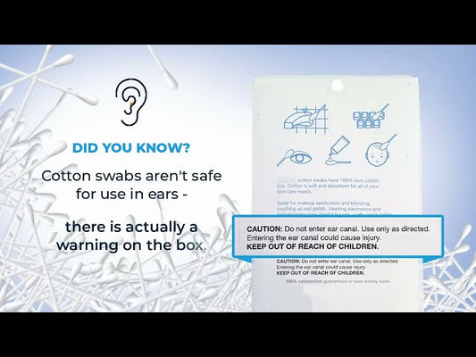 There's a better, safer way to clean your ears using WaxRx®!